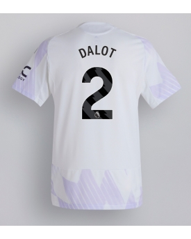 Billige Fotballdrakt Manchester United Diogo Dalot #2 Replika Bortedrakt 2025-26 Kortermet Billige Fotballdrakt Manchester United Diogo Dalot #2 Replika Bortedrakt 2025-26 Kortermet